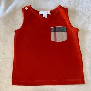 Burberry baby tank top